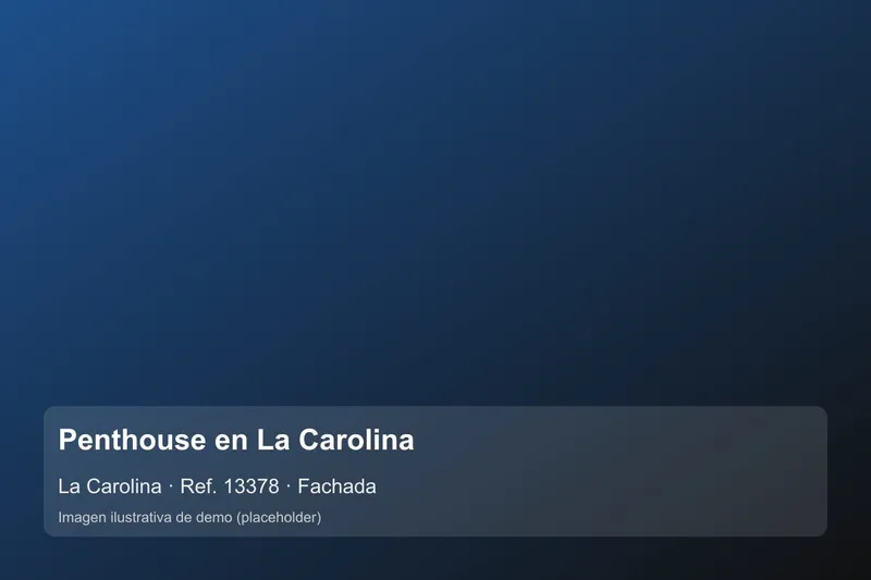 Departamento en venta en La Carolina