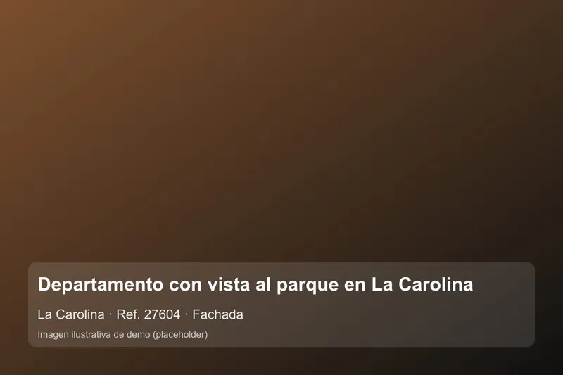 Departamento en venta en La Carolina