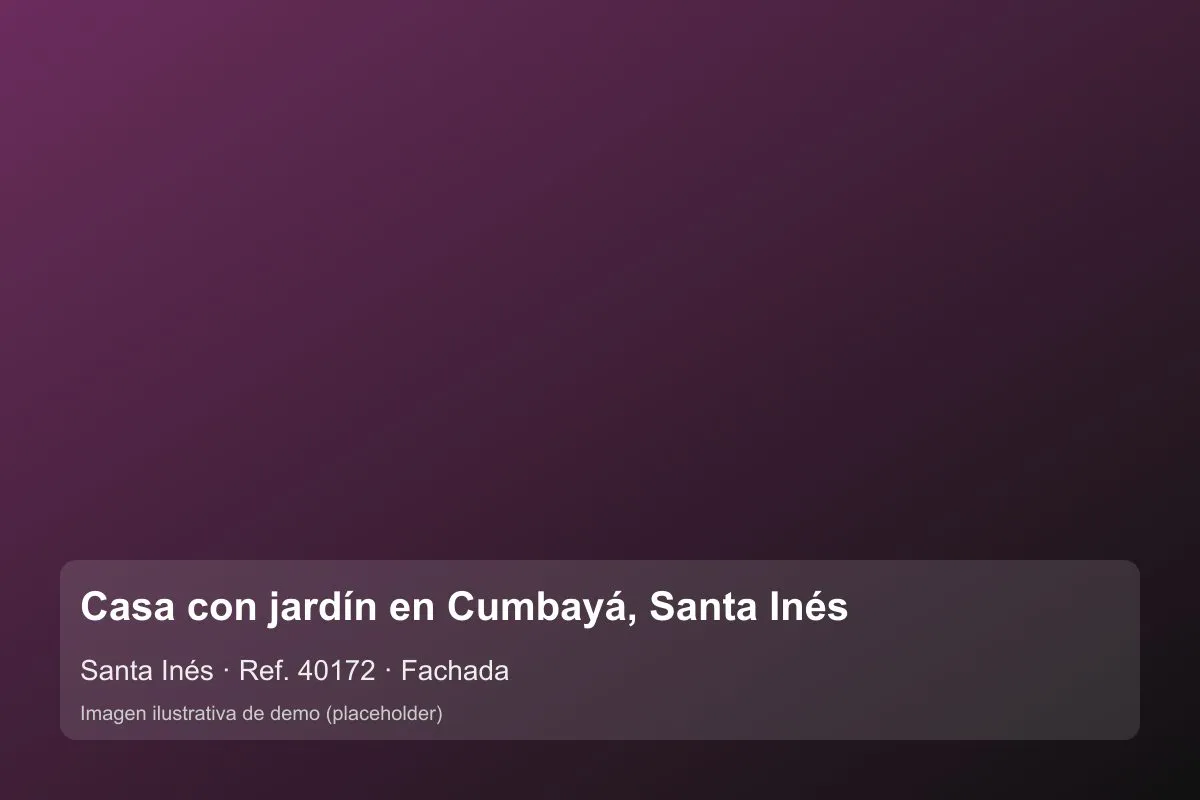 Casa en venta en Santa Inés