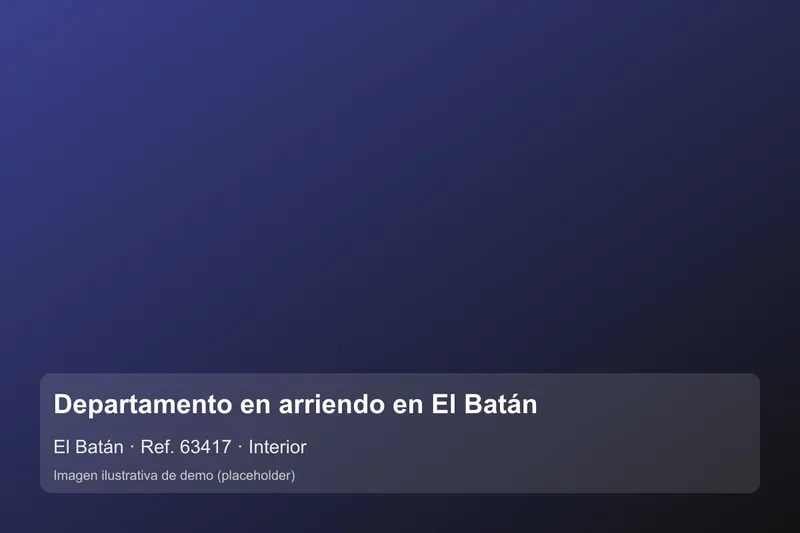 Departamento en arriendo en El Batán — foto 2 de 2
